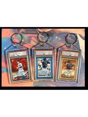 3136 Pete Crow-Armstrong  3 Pack Bundle 3 Different Custom Novelty Keychains